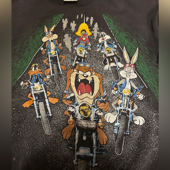 Looney tunes tultex sweat shirt  size Large - Picture 3 of 6